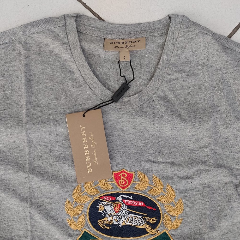 BURBERRY MEN TSHIRT COLOR GRAY